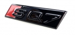 Audi SQ7 (4M) Schriftzug Kühlergrill Schwarz Rot bis 2019